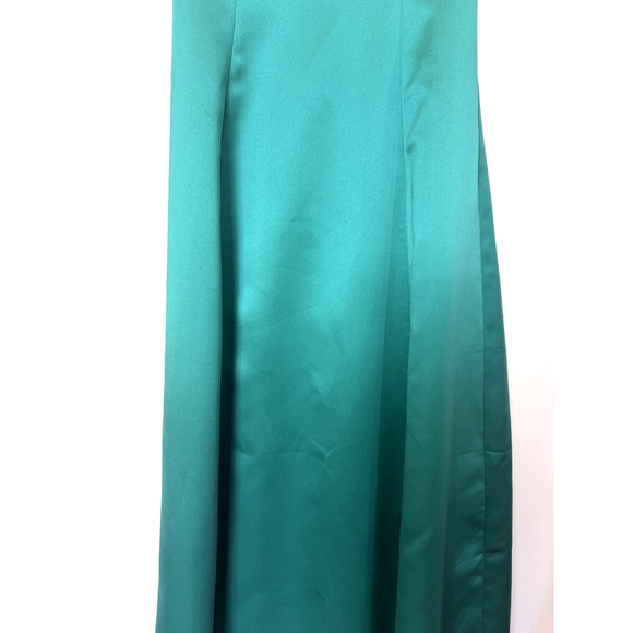 Vintage Scott McClintock Satin Formal Maxi Dress Size 6 Wedding Bridesmaid Event - Picture 3 of 14